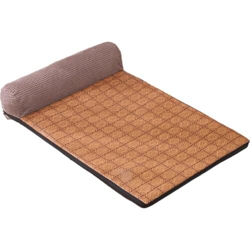 Pet Sleeping Mat Summer Detachable Washable Cooling Blanket Summer Cooling Non-slip Pet Litter Mat Layer Pet Litter Catcher Mat