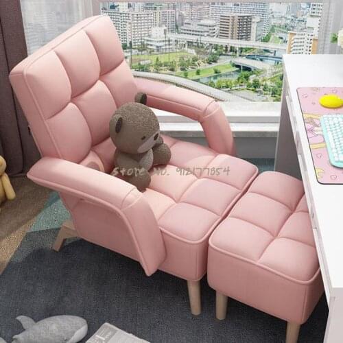 Lazy Sofa Tatami Living Room Bedroom Balcony Single Small Apartment Sofa Cute Net Red Reclining Chair