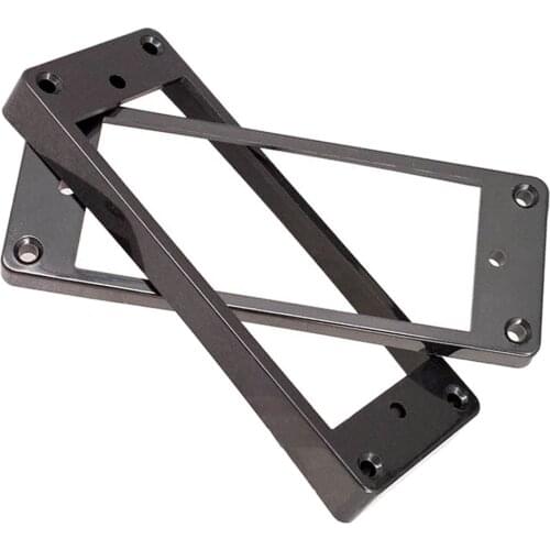 Mini Humbucker Pickup Rings Neck & Bridge for Les Paul Electric Guitar Replacement Black