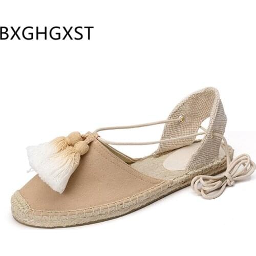 Fashion Gladiator Shoes Women Espadrilles Designer Summer Shoes Woman Flat Shoes Women Zapatillas Mujer Casual Verano Femmes