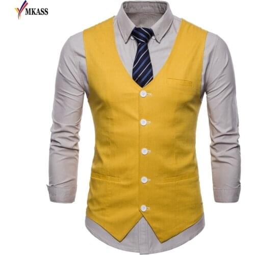 Hot New Brand Mens Classic Formal Business Slim Fit Dress Vest Suit Fashion Wedding Party Tuxedo Waistcoat Large size M-4XL