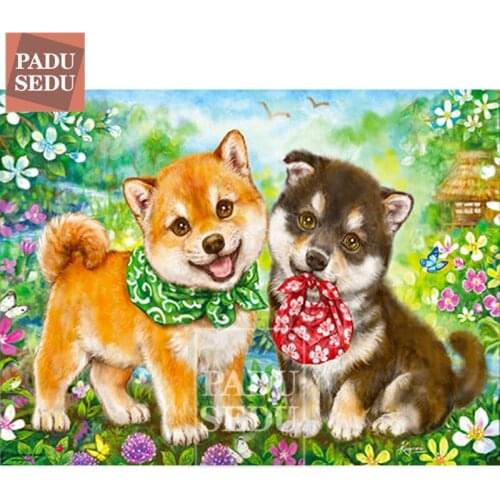 5d Diy Dogs Diamond Painting Kits Cartoon Full Square Diamond Embroidery Mosaic Dog Cross Stitch Sale Handwork Hobby Wall Decor