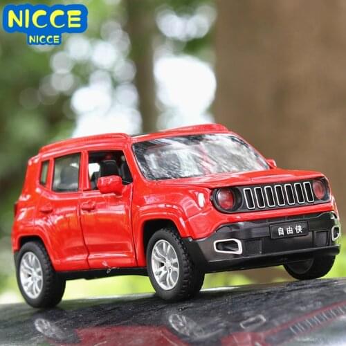 Nicce 1:32 Scale jeep Metal Alloy Diecast Toy Cars Pull Back Sound Light Miniature Model car toys for children