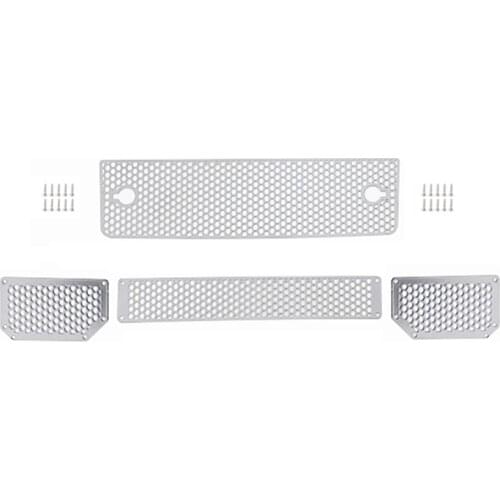 Front Metal Mesh Grille Intake Grille Cover Upgrade Decoration Parts for 1:10 RC Crawler Traxxas TRX4 G500 TRX6 G63