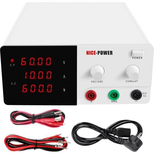 Professional Switching DC Lab Power Supply Adjustable 30V 30A 60V 10A Laptop Repair Rework Digital voltage regulator