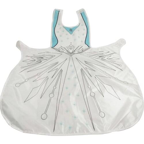 Montessori educational toys DIY color apron satin material boys and girls DIY drawing toys give 5 watercolor pens