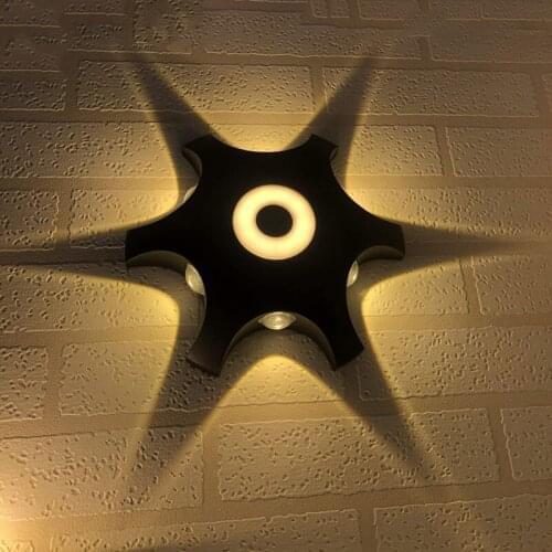 Outdoor Wall Lamp Waterproof Exterior Wall Balcony Staircase Lamp Simple Terrace Outdoor Garden Courtyard Wall Light