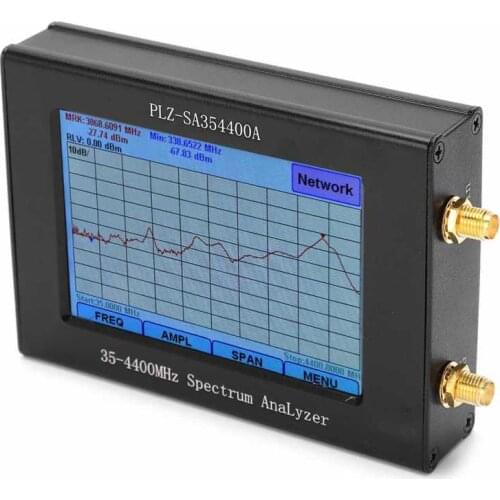 35-4400MHz Spectrum Analyzer 3.5 Inch TFT USB2.0 USB3.0 with Tracking Source Simple Sweep Generator
