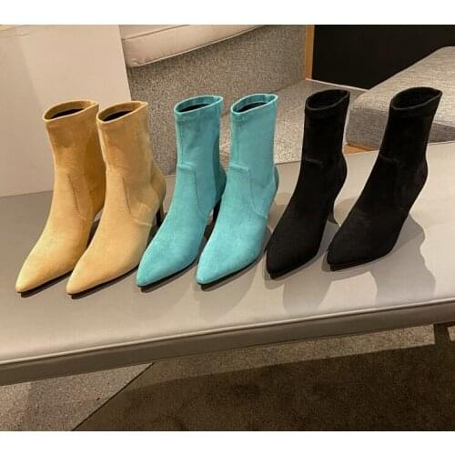 2020 New Fashion Women Ankle Boots boots Spring Autumn Low heels Genuine leather women shoes Boots Factory Hot Sale