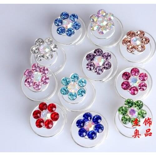 100 Pcs Ladies Hair Headdress Flowers White Pearl Crystal Wedding Bridal Prom Hair Twists Spins Pins Hairpins