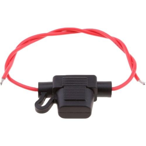 5 Pieces 18 Gauge APM ATM Mini Blade Fuse Holder Box In-Line AWG Wire Copper