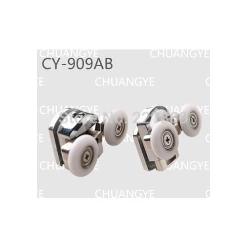 8 Bilocular Shower Pulleys Door Rollers Runners Wheels Pulley "Rolli" CY-909 d-25mm