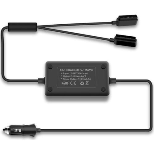 Dual 2 Intelligent Battery Power Car Charger RC Intelligent Charger for DJI Mavic Pro