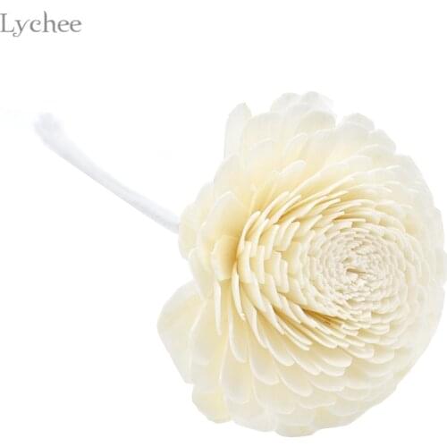 Lychee White Artificial Flowers for Fragrance Chrysanthemum Diffuser Home Living Wedding Room Replacement Refill