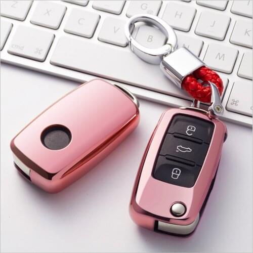 TPU Car Key Cover Case For Seat Leon MK2 2 5F 1M MK3 MK1 6K2 Ateca Altea Arona Ibiza fr Toledo Cordoba For VW Polo Passat T5 UP