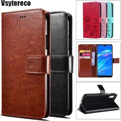 Rose Flower Phone Case For Huawei Y5 Lite Y7 Y6 2019 Y9 Prime 2018 P30 Lite Huawey Nova 5T Mate 30 20 Pro Leather Wallet Cover