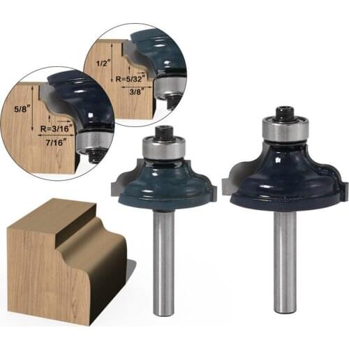 1pc 1/4" 6.35mm Milling Cutter Router Bit Wood Cutter Carbide Mill Woodworking Trimming Engraving Carving Cutting Tools