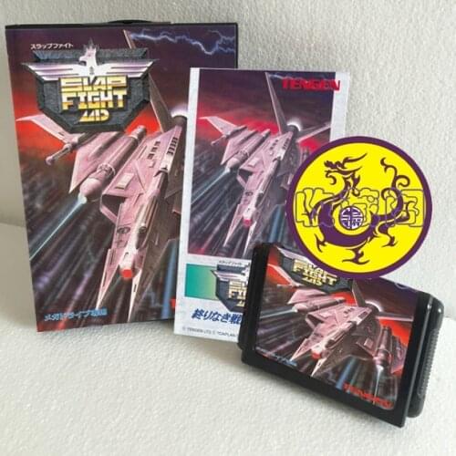 Slap Fight 16 bit SEGA MD Game Card Boxed With Manual For Sega Mega Drive For Genesis