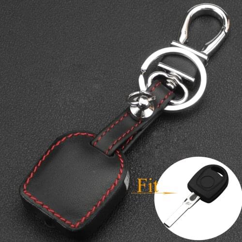 Kutery Remote Leather Car Key Case Cover For VW B5 Passat Golf Phaeton Rabbit GTI Beetle Cabriolet Polo Bora Trans