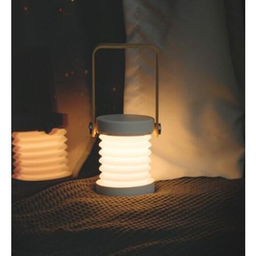 Led 3d night clamp outdoor portable lamp led table lamp lighting/ rechargeable usb bedside lamp creative gift lighting