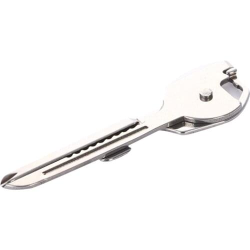 Multifunctional Utility Key Tool 6 in1 Pockets Keychain Outdoor Tool Multi Tools for Auto Camping xobw