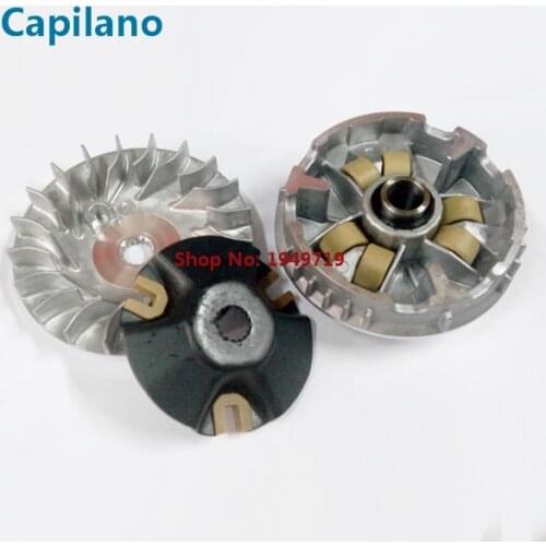 Motorcycle/scooter ZY125 variator assembly clutch pulley driven kit for Yamaha 125cc ZY 125 spare parts