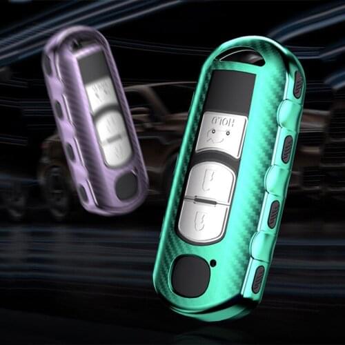 New Plating TPU Car Smart Remote Key Case Cover For Mazda 2 3 6 Axela Atenza CX-3 CX-5 CX5 CX-7 CX-9 2014 2015 2016 2017 keychai