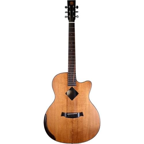 Niuguqin pillow multifunctional touring instrument portable electric box noise reduction design quiet folk wooden guitar