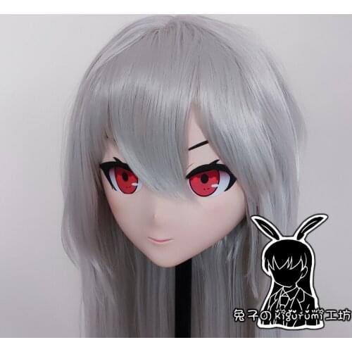 RB7206)Full Head Quality Handmade Female/Girl Resin Japanese Anime Cartoon Character Cosplay Kigurumi Mask