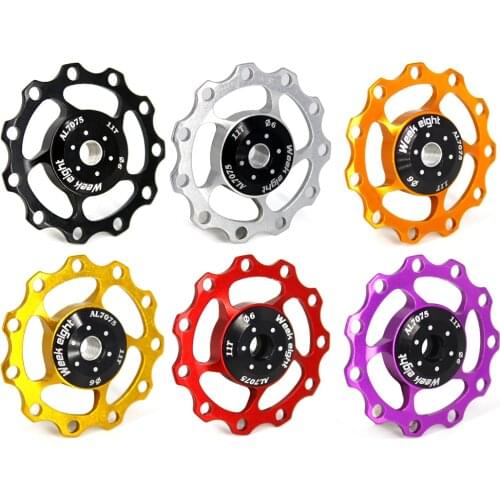 11T Wheel Rear Derailleur Pulley MTB Bike Bearing Jockey Wheel Rear Derailleur Pulleys Road Bike Guide Roller Cycling Accessory