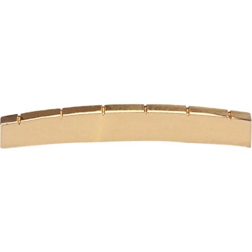 Tooyful Exquisite Copper 6 String Electric Guitar Arc Slotted Nut DIY Musical Instrument Accessory