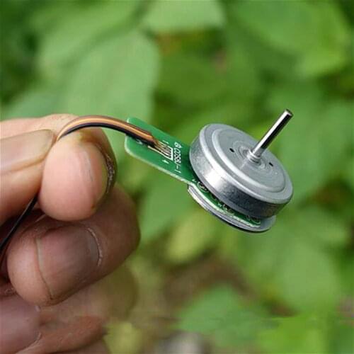 Janpan SANKYO 3 Phase 4 Wire Brushless Motor Electric DC 6V-7.2V Mini 22MM Ultra-thin Rare Earth Strong Magnetic Outer Rotor
