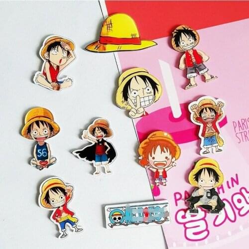 Japanese anime nautical king pin badges anime character acrylic brooch Cosplay props