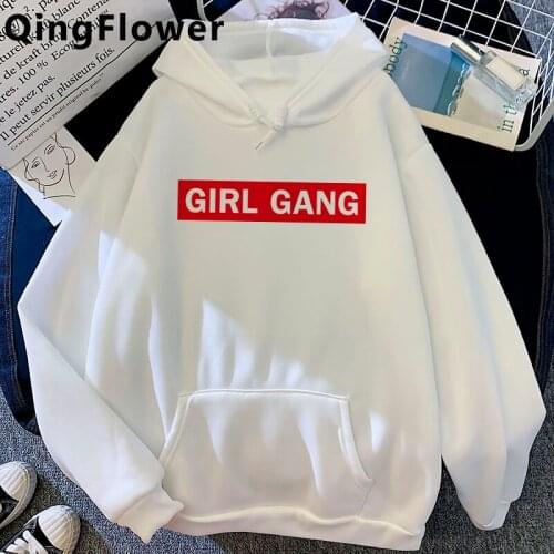 Feminist Feminism Girl Power Grl Pwr hoodies female 2021 printed Oversized streetwear women sweatshirts clothing plus size