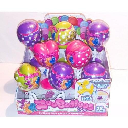 Zooballoos Mystery Figure Pack Series Balloon Pet Anime Figure Surprise Blind Box Dolls Collectible Toys for Boys Birthday Gift