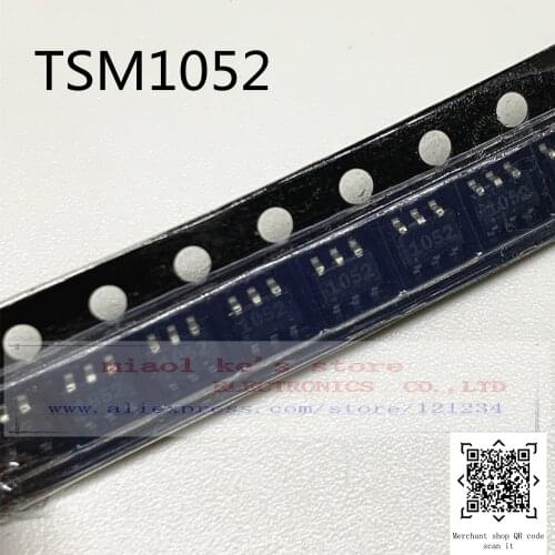 [ 10pcs/1lot ]100%New original : TSM1052 - IC CONTROLLER CC/CV SMPS SOT23-6