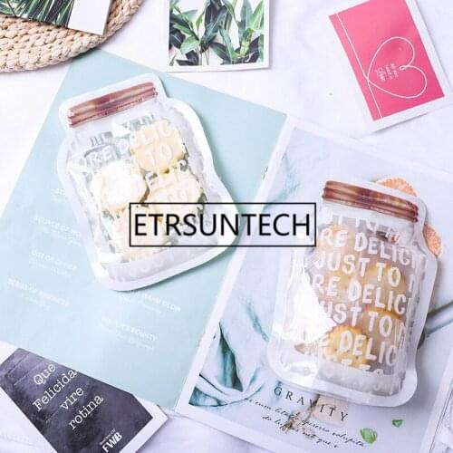 15Set Food Zipper Bag Fresh Storage Bag Wedding Valentines Day Gift Bag Snack Storage Save Bags