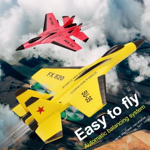 2.4G Glider RC drone SU35 Fixed wing airplane Hand Throwing foam dron Electric Remote Control Outdoor RC Plane toys for boys F22