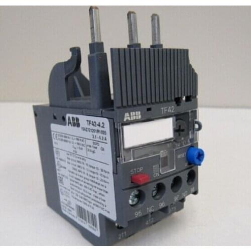 ABB TF42 thermal overload relays TF42-1.3 TF42-1.7 TF42-2.3 TF42-3.1 TF42-4.2 TF42-5.7 TF42-7.6 TF42-10