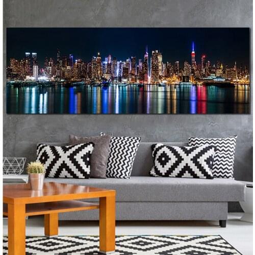 Large Size New York City Nightscape 5d diy diamond painting sale square round drill mosaic full embroidery diamond cross stitch