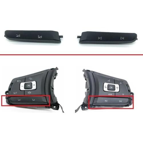 Car Interior Steering Wheel Multifunction Steering Wheel Key Cover for Golf 7 MK7 VII GTS