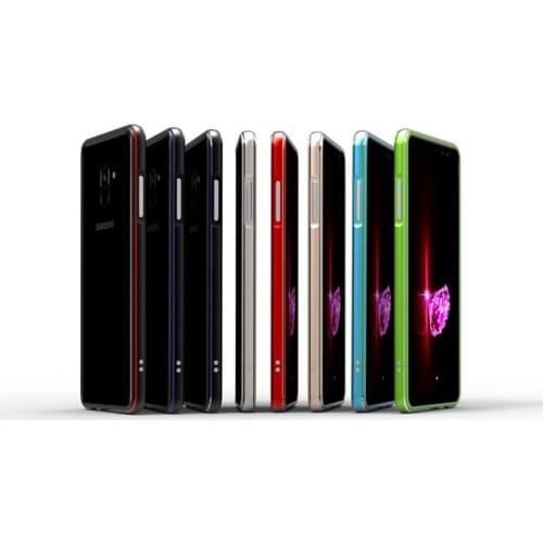 For Samsung A8 Plus 2018 Bumper Luxury Aluminum Metal Bumper Cover Case for Samsung Galaxy A8 Plus A8Plus A8+ 2018 Phone Bumper