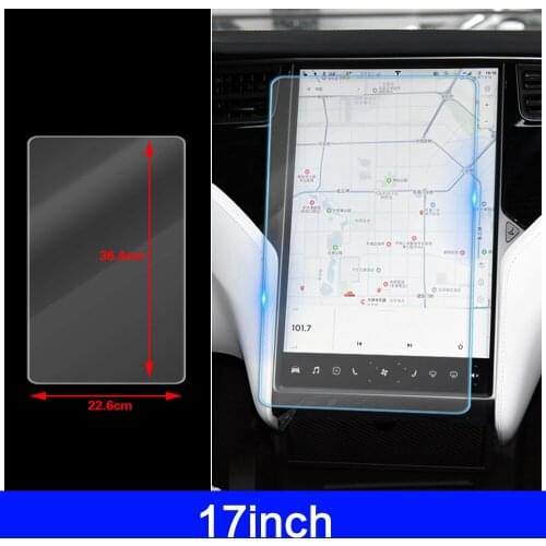For Tesla Model X 2016-2020 Multimedia Video GPS Navigation LCD Screen Tempered Glass Protective Film Anti Scratch Accessories