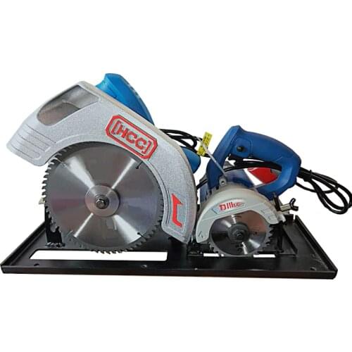 Double Saw Mini Cutting Machine 2 in 1 Woodworking Small Table Saw Power Tool Multi-function Sliding Table Saw Panel Saw Blade