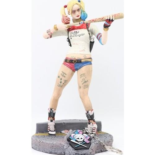 NECA Action Figure Newest DC Series Bat Man Villain Suicide Team Harly Quin Clown Girl Joint Movable Decoration Toy Gift