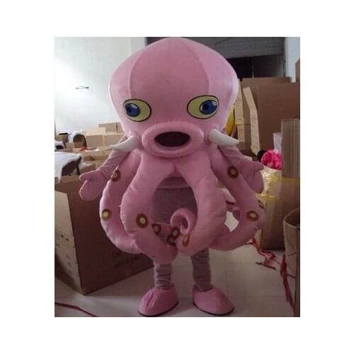 Octopus Devilfish Octopoda Octopi Mascot Costumes Cartoon Apparel Birthday party Masquerade