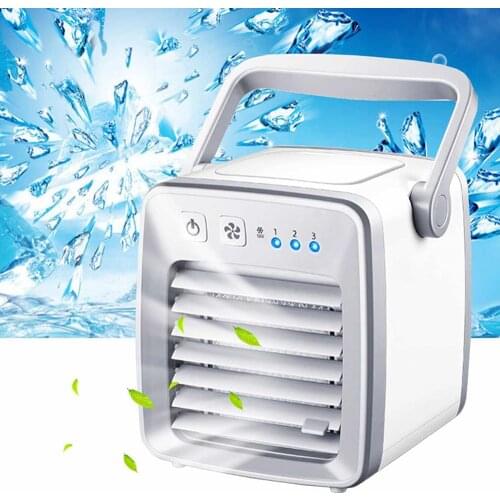 Summer Air Cooler USB Fan Mini Air Conditioner Portable Desktop Air Conditioning Personal Space Air Cooling Fan Dropshipping