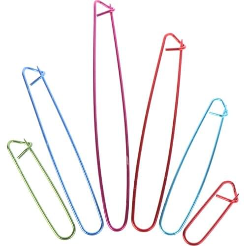 Marker Stitch Holder Needle Clip Craft Safety Pins Knitting Crochet Weaving Sewing Tools 6pcs/set