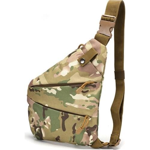 Mens tactical bag military hidden storage messenger backpack multifunctional anti-theft hunting chest bag