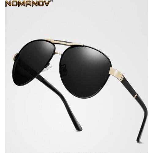 New Design Wide European Head Sun Glasses Polarized Black Brown Sunglasses Custom Made Myopia Minus Prescription Lens -1 To -6